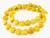 14mm Yellow Magnesite Puff Heart Beads 15.5" [t399y]