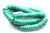 8mm Green Turquoise Heishi Beads 15.5" stabilized [t3g8h]