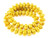 12x7mm Yellow Magnesite Pumpkin Beads 15.5" [t513y]