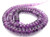 8mm Amethyst Rondelle Beads 15.5" synthetic [u90a6]