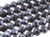12mm Metallic Gray Glass Faceted Round About 35 Beads [uc10a15]