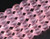 4x6mm Pink Glass Faceted Rice About 72 Bead 17" [uc11a5]