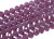 4x3mm Amethyst Glass Faceted Rondelle About 150 Bead 18" [uc1a20]