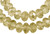 6x4mm Champagne Glass Faceted Rondelle About 100 Bead 17" [uc2a9]