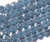12x8mm Midnight Blue Glass Faceted Rondelle About 36 Bead [uc5a22]