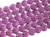 8mm Amethyst Glass Faceted Round About 72 Bead 22" [uc8a20]