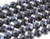 10mm Metllic Gray Glass Faceted Round About 35 Beads [uc9a15]