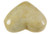 3.3" Golden Jade Puff Heart Collectible (Measure 82x68x36mm) [yc20]