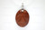 28X38mm Wood Carved Designer Bead Pendant [z1567]