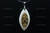 28X65mm Buffalo Bone Designer Bead Pendant With Brass Setting [z1702]