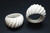 16mm Buffalo Bone Rope Dome Ring (ring size #9.5 19.5mm) [z1833]