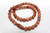 8mm Amber Horn Necklace 18" [z7593]