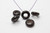 12mm Buffalo Horn Donut Designer Bead With Hole 3pcs. [z1915]