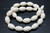 12x18mm Buffalo Bone Rope Beads Necklace 18" [z5150]