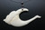 35x68mm Buffalo Bone Swan Designer Bead Pendant [z5473]