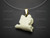 20x18mm Buffalo Bone Bird Designer Bead Pendant [z5583]