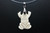 28x26mm Buffalo Bone Frog Designer Bead Pendant [z5757]
