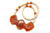 96x36mm Amber Horn & Buffalo Bone Necklace 18" [z7476]