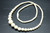 4-12mm Buffalo Bone Necklace 17" [z7617]