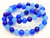 6mm Mix Blue Jade Round Beads 15.5" dyed [6x5]