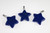 20mm Lapis Lazuli Star Pendant 1Pc Synthetic [e2214]