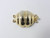 22K Gold Plated 32mm 2-4 Row Clasp [e86]