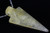 18x45mm Golden Jade Arrow Pendant With Silver Plated Chain 17" [e2348]