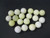 10mm Peridot Jasper No Hole Bead 19pcs. [e1183]