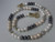 6-7mm Pearl Necklace 18" + 925 Silver, 18K G.P.Clasp [e483]