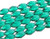 4x6mm Blue Zircon Glass Faceted Rice About 72 Bead 17" [uc11a27]