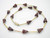 7x10mm Poppy Jasper Necklace 17" [e3006]