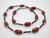 8x12mm Red Jasper Necklace 18" [e3109]
