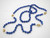 4mm Lapis Lazuli, Pearl & 14k 585 Gold Beads Necklace 30" [e3143]