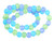 8mm Chrysprase, Aqua Quartz & Chalcedony Round Beads 15.5" synthetic [8x32]