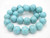 16mm Blue Turquoise Round Beads 15.5" stabilized [t1b16]