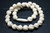 10mm Buffalo Bone Rope Beads Necklace 18" [z7619]