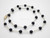 6mm Black Onyx Necklace 18" [e3083]