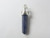 925 Sterling Silver 48mm Lapis Lazuli Healing Crystal Point Pendant [e219]