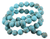 12mm Matte Blue Turquoise Round Beads 15.5" stabilized [12d21m]