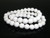 4mm Volcano White Lava Round Beads 15.5" natural [4d54]