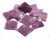 35mm Plum Jade Diamond Beads 15.5" natural [wa187]