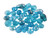 [ux908b] Big Pack 8mm Blue Crystal Mix Shape Beads Approx. 82~105pcs.