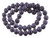 8mm Matte Black Fire Agate Round Beads 15.5" natural [8f30km]