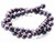 7-8mm Peacock Roundly Freshwater Pearl 14-15" AA Grade Lustre [p18ek]