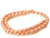 3-4mm Pink Rice Freshwater Pearl 14-15" AA Grade Lustre [p4ef]