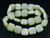 15mm Matte Olive Jade Puff Square Beads 15.5" natural [s5b38-15m]