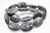 18x25mm Black Labradorite Oval Beads 15.5" natural [w440]