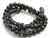 10mm Black Gray Agate Round Beads 15.5" natural [10d42]