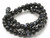 12mm Black Gray Agate Round Beads 15.5" natural [12d42]