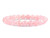 8mm Rose Quartz Elastic Bracelet 7.5" dyed [b3b1]